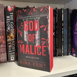 God Of Malice By Rina Kent Deluxe Edition W/ Sprayed Edges